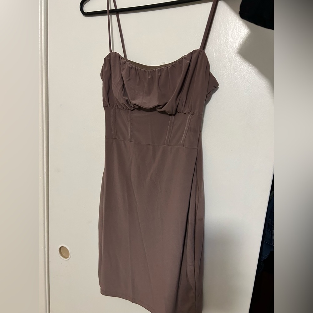 Tan dress